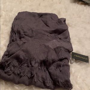 Forever 21 grey colored scarf NWT